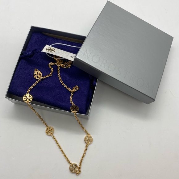 Tory Burch Delicate Logo Necklace 0400093648561 - Picture 2 of 4